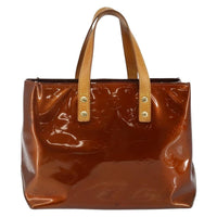 Louis Vuitton Reade Handbag Monogram Vernis Brown Patent_Leather Handbag (Authentic Pre-Loved)