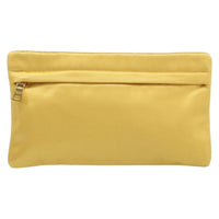 Prada Clutch Satin Gold Satin Clutche & Pouche Bag (Authentic Pre-Loved)