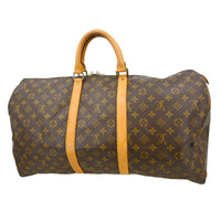 Louis Vuitton Louis Vuitton Keepall Bag Monogram Canvas Brown Canvas Travel Bag Bag (Authentic Pre-Loved)
