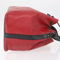 Louis Vuitton Bicolor Petit Noe Handbag Epi Leather Red Leather Shoulder Bag Bag (Pre-Loved)