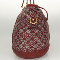 Louis Vuitton Aviator Handbag Limited Edition Monogram Jacquard Burgundy Canvas Handbag (Authentic Pre-Loved)