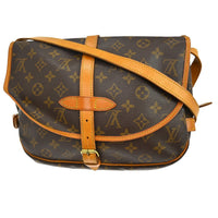 Louis Vuitton Louis Vuitton Saumur Handbag Monogram Canvas Brown Canvas Shoulder Bag Bag (Pre-Loved)
