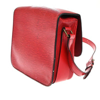Louis Vuitton Louis Vuitton Cartouchiere Handbag Epi Leather Red Leather Shoulder Bag Bag (Pre-Loved)