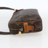 Louis Vuitton Pochette Marly Bandouliere Bag Monogram Canvas Brown Canvas Shoulder Bag Bag (Authentic Pre-Loved)