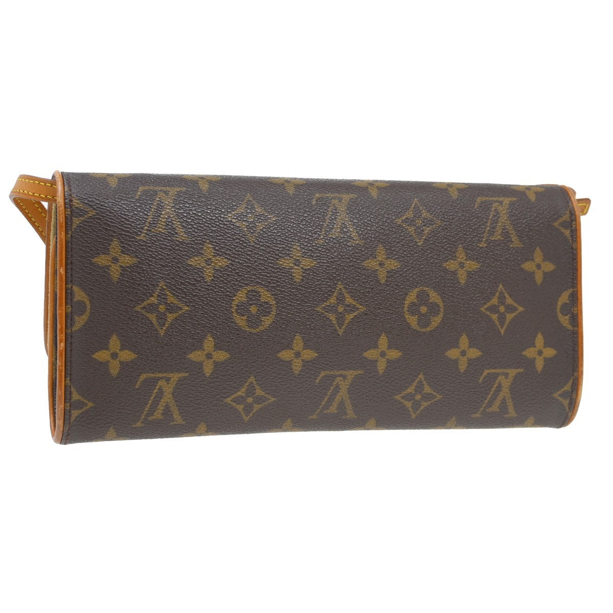 Louis Vuitton Twin Handbag Monogram Canvas Brown Canvas Clutche & Pouche Bag (Authentic Pre-Loved)