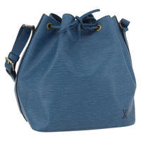 Louis Vuitton Petit Noe Handbag Epi Leather Blue Leather Shoulder Bag Bag (Authentic Pre-Loved)