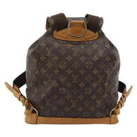 Louis Vuitton Vintage Montsouris Backpack Monogram Canvas Brown Canvas Backpack Bag (Pre-Loved)