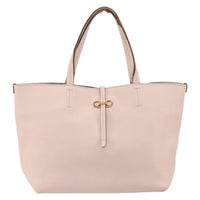 Salvatore Ferragamo Gancini Tote Leather Pink Leather Tote Bag Bag (Authentic Pre-Loved)