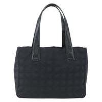 Chanel Travel Line Tote Nylon Black Nylon Tote Bag Bag (Authentic Pre-Loved)