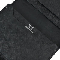 Hermes Bearn Wallet Epsom Black Leather Wallets Accessory (Pre-Loved)
