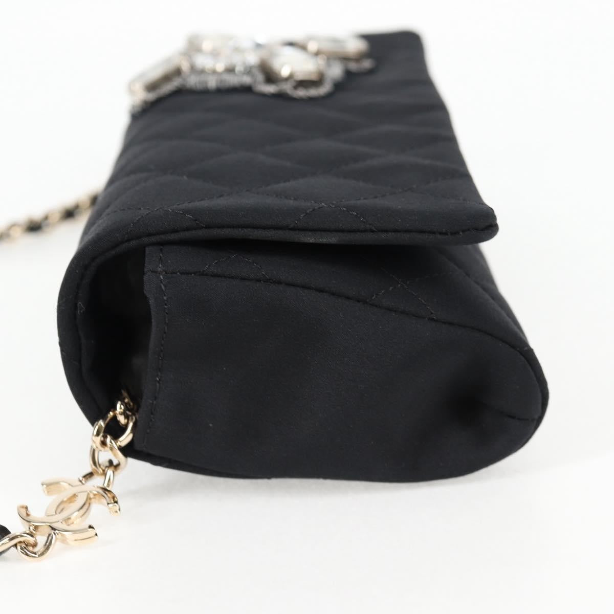 Chanel Chain Flap Shoulder Bag Quilted Nylon Black Nylon Shoulder Bag Bag (Authentic Pre-Loved)