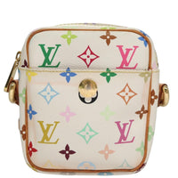 Louis Vuitton Rift Handbag Monogram Multicolor White Canvas Shoulder Bag Bag (Pre-Loved)
