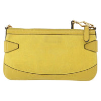 Burberry Vintage Shoulder Bag Leather Yellow Leather Shoulder Bag Bag (Authentic Pre-Loved)