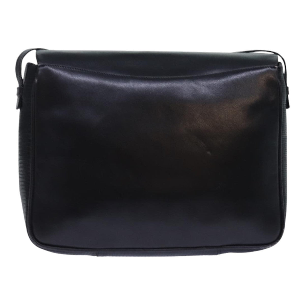 Salvatore Ferragamo Vintage Shoulder Bag Leather Black Leather Shoulder Bag Bag (Authentic Pre-Loved)