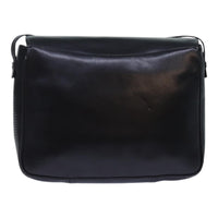 Salvatore Ferragamo Vintage Shoulder Bag Leather Black Leather Shoulder Bag Bag (Authentic Pre-Loved)
