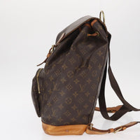 Louis Vuitton Vintage Montsouris Backpack Monogram Canvas Brown Canvas Backpack Bag (Pre-Loved)
