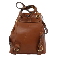 Gucci Vintage Bamboo Backpack Leather Brown Leather Backpack Bag (Pre-Loved)