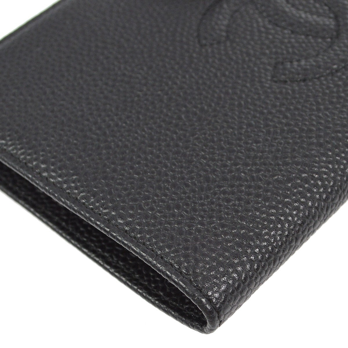 Chanel Timeless Cc French Wallet Caviar Black Leather Wallets Accessory (Authentic Pre-Loved)