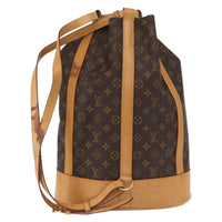 Louis Vuitton Randonnee Backpack Monogram Canvas Brown Canvas Shoulder Bag Bag (Authentic Pre-Loved)