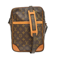 Louis Vuitton Danube Handbag Monogram Canvas Brown Canvas Shoulder Bag Bag (Pre-Loved)