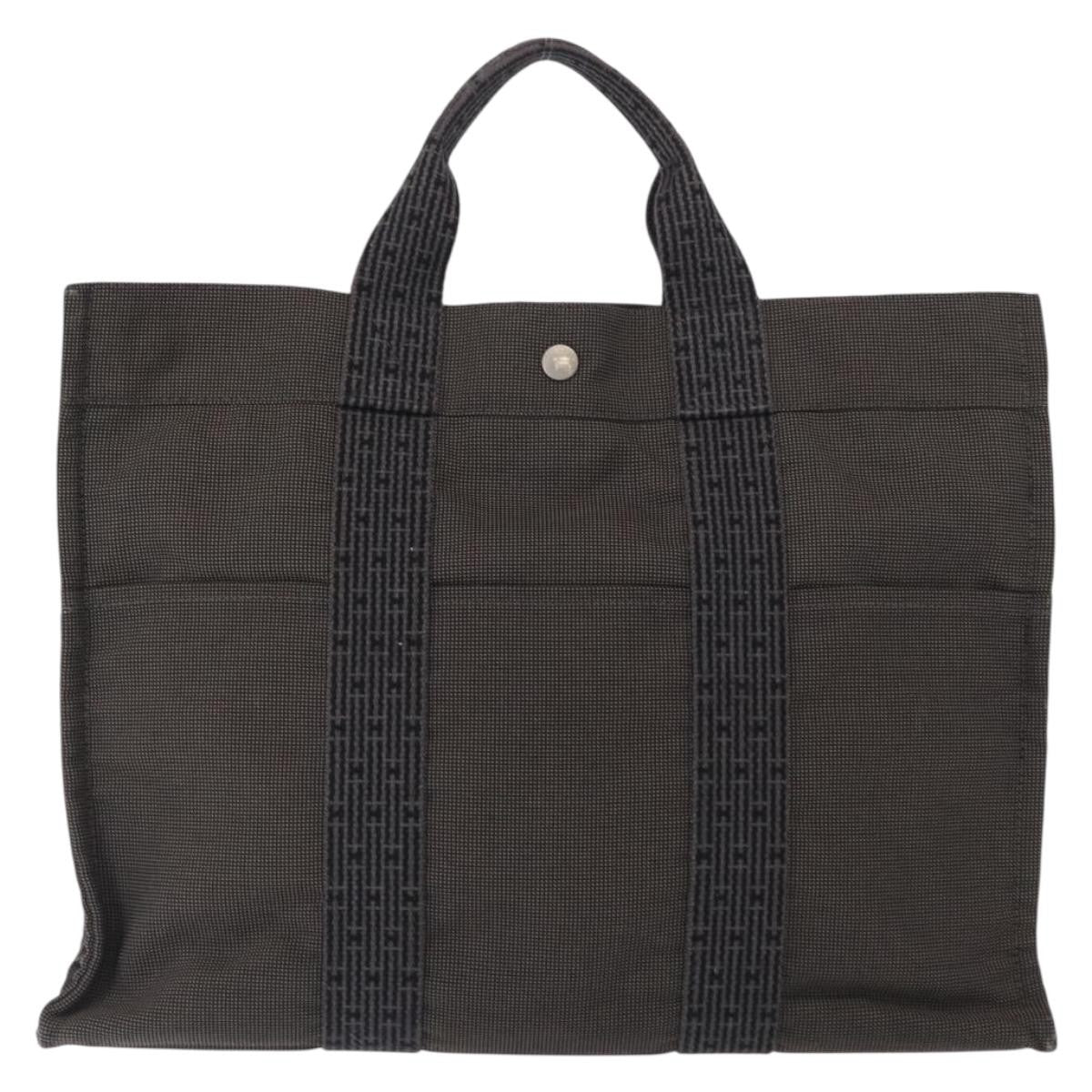 Hermes Fourre-Tout Herline Fourre-Tout Herline Gray Canvas Tote Bag Bag (Pre-Loved)