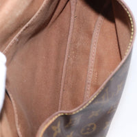 Louis Vuitton Saumur Handbag Monogram Canvas Brown Canvas Shoulder Bag Bag (Authentic Pre-Loved)
