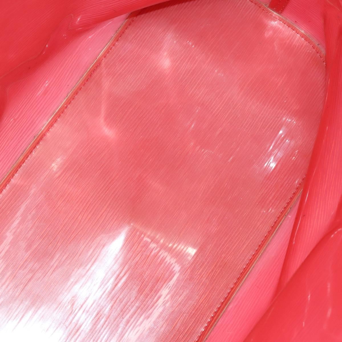 Louis Vuitton Plage Lagoon Bay Handbag Vinyl Epi Leather Red Plastic Tote Bag Bag (Authentic Pre-Loved)
