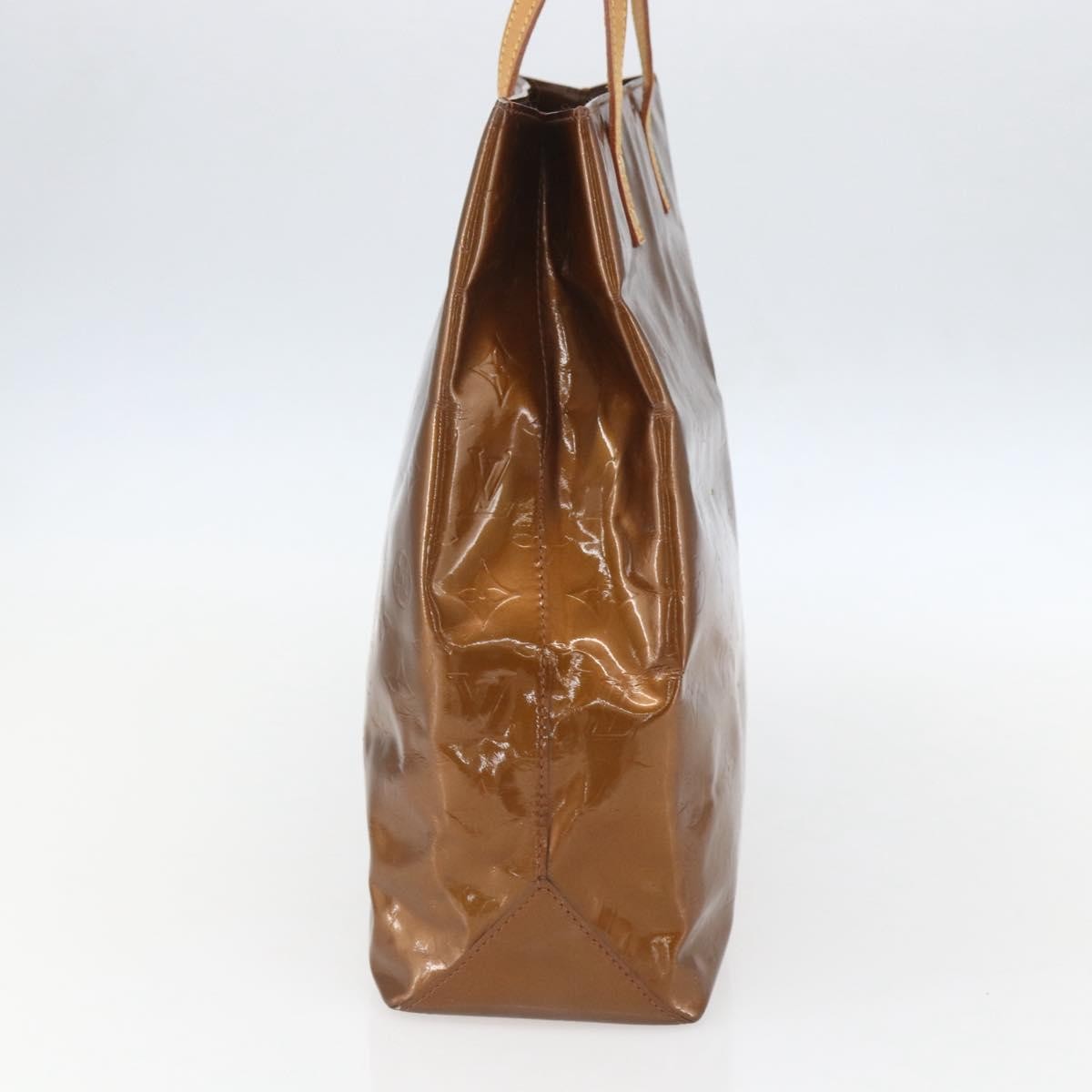 Louis Vuitton Reade Handbag Monogram Vernis Brown Patent_Leather Handbag (Authentic Pre-Loved)
