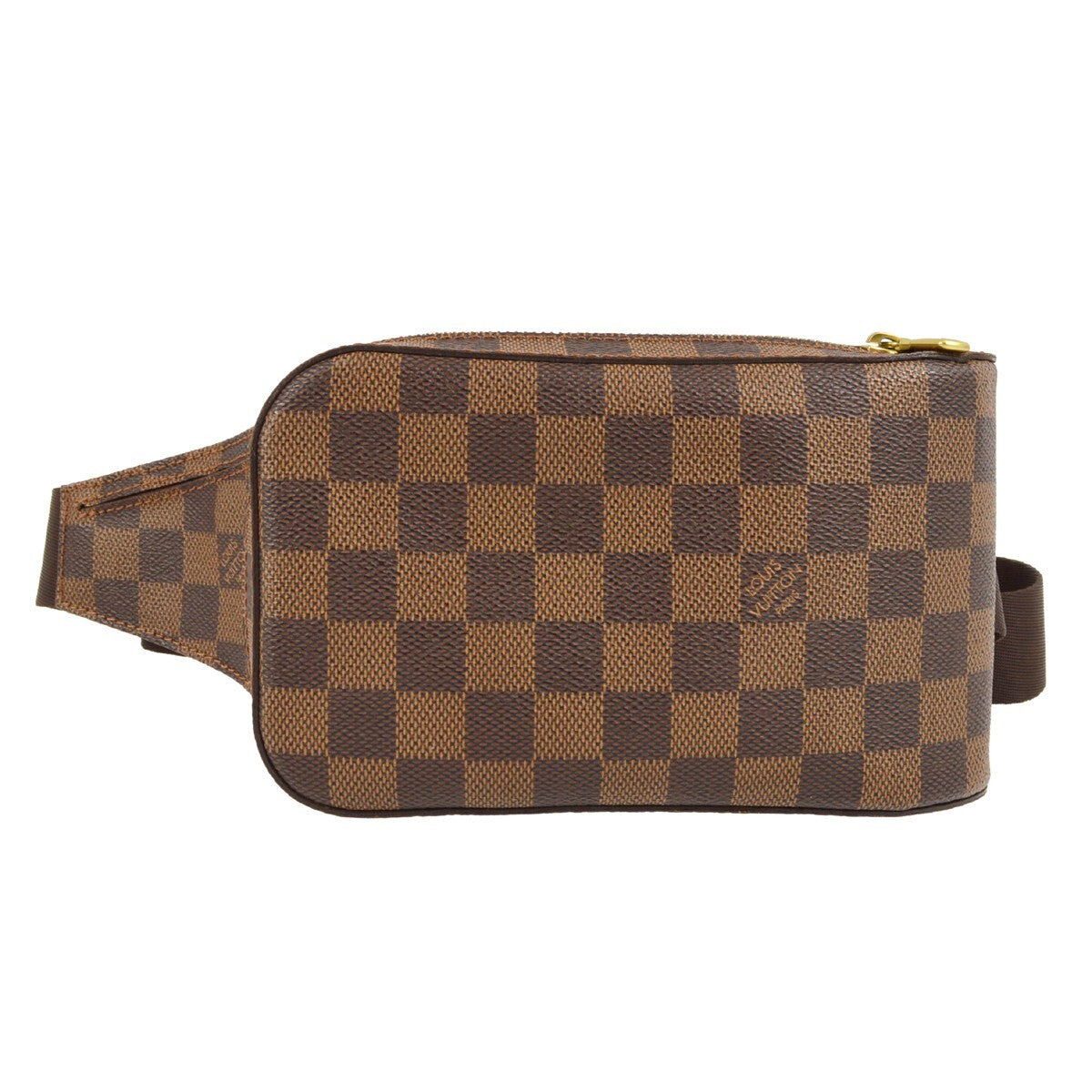Louis Vuitton Geronimos Waist Bag Damier Brown Canvas Clutche & Pouche Bag (Authentic Pre-Loved)