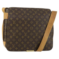 Louis Vuitton Abbesses Messenger Bag Monogram Canvas Brown Canvas Shoulder Bag Bag (Pre-Loved)