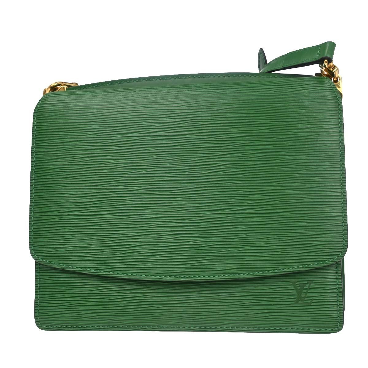 Louis Vuitton Louis Vuitton Grenelle Shoulder Bag Epi Leather Green Leather Shoulder Bag Bag (Pre-Loved)