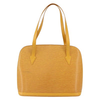 Louis Vuitton Lussac Handbag Epi Leather Yellow Leather Shoulder Bag Bag (Authentic Pre-Loved)