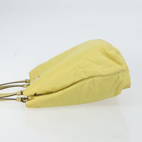 Prada Vintage Tote Nylon Yellow Nylon Tote Bag Bag (Authentic Pre-Loved)