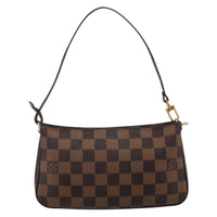Louis Vuitton Navona Pochette Accessoires Damier Brown Canvas Clutche & Pouche Bag (Authentic Pre-Loved)