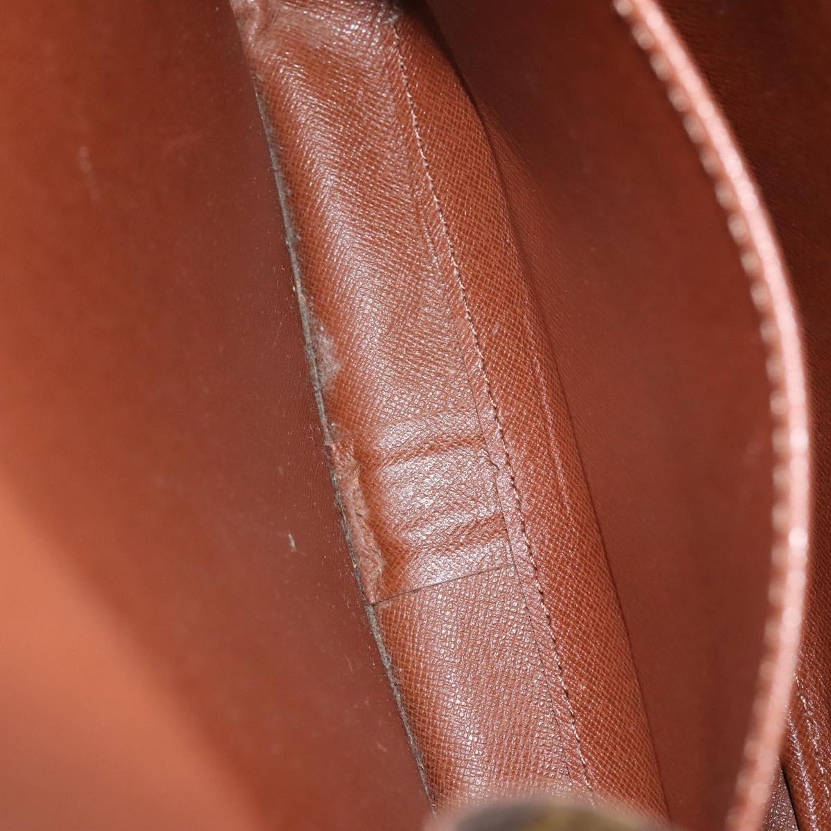 Louis Vuitton Cartouchiere Handbag Monogram Canvas Brown Canvas Shoulder Bag Bag (Authentic Pre-Loved)