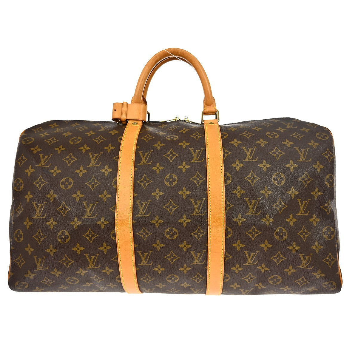Louis Vuitton Louis Vuitton Keepall Bag Monogram Canvas Brown Canvas Travel Bag Bag (Pre-Loved)