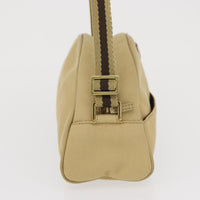 Gucci Vintage Shoulder Bag Canvas Beige Canvas Shoulder Bag Bag (Authentic Pre-Loved)