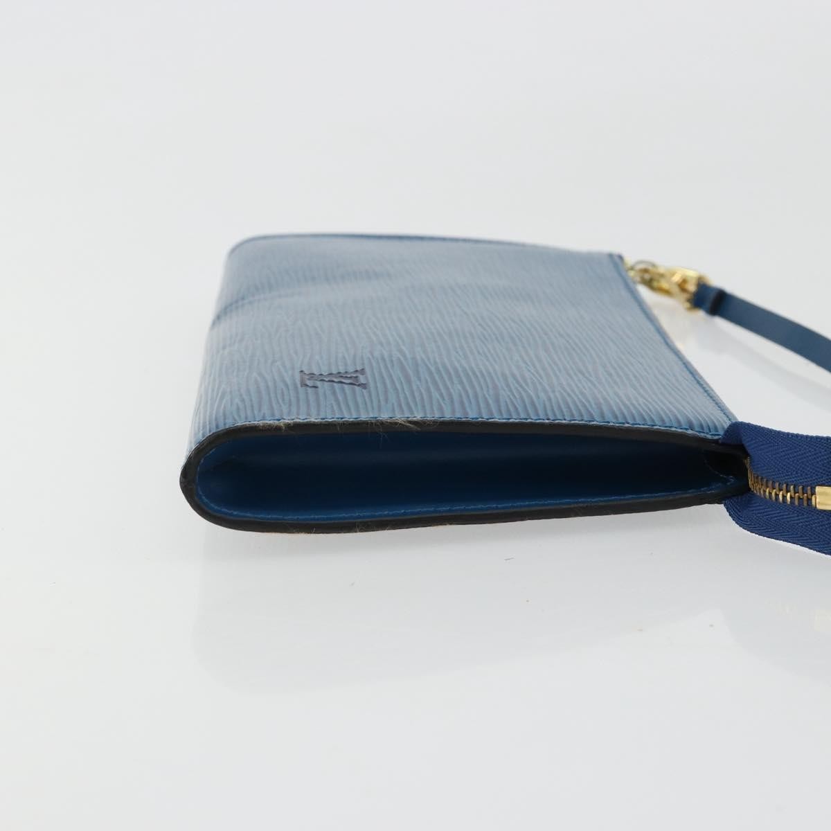 Louis Vuitton Pochette Accessoires Epi Leather Blue Leather Clutche & Pouche Bag (Authentic Pre-Loved)
