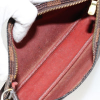 Louis Vuitton Navona Pochette Accessoires Damier Brown Canvas Clutche & Pouche Bag (Authentic Pre-Loved)