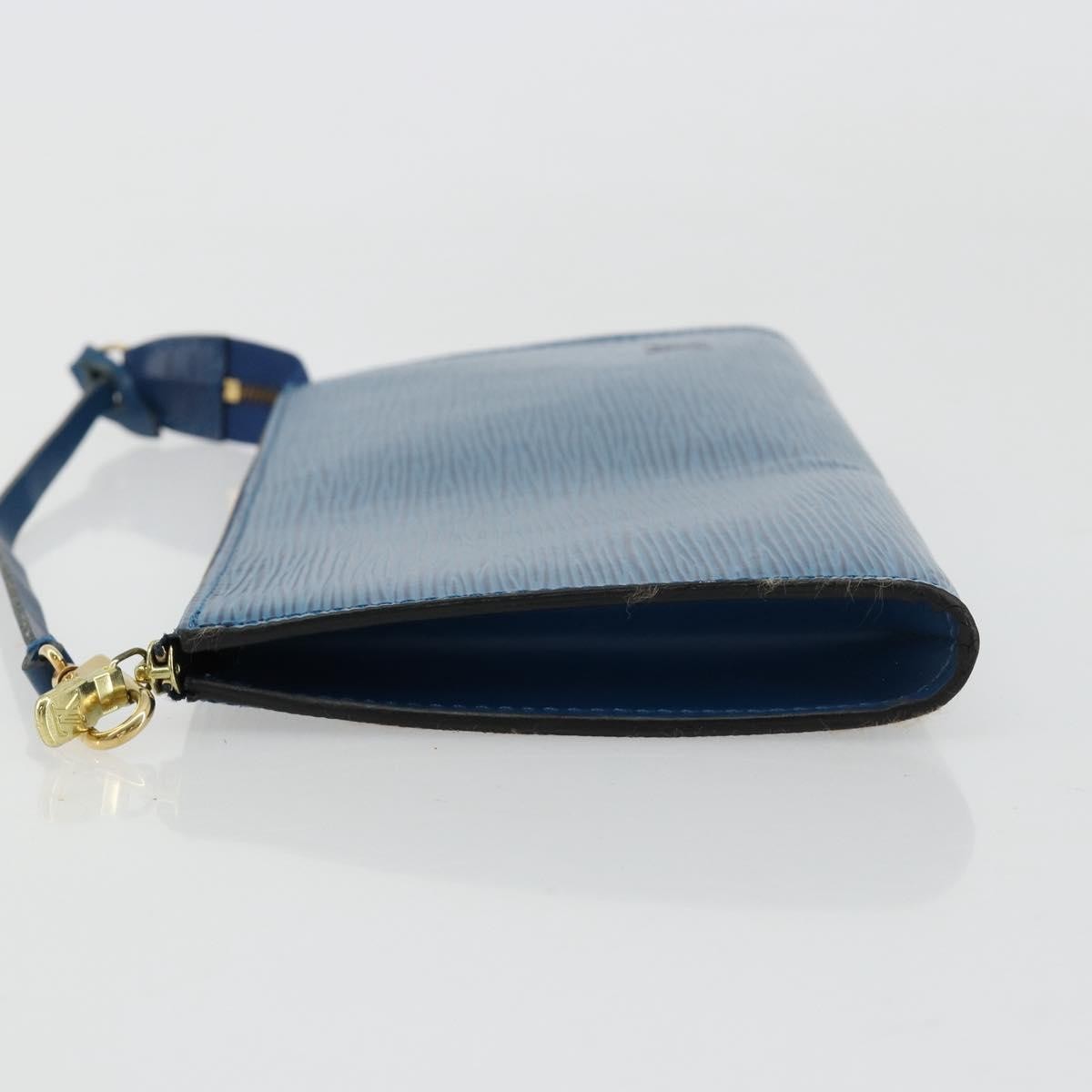 Louis Vuitton Pochette Accessoires Epi Leather Blue Leather Clutche & Pouche Bag (Authentic Pre-Loved)
