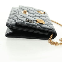 Chanel Lucky Charms Reissue 2.55 Flap Bag Leather Black Leather Shoulder Bag Bag (Pre-Loved)