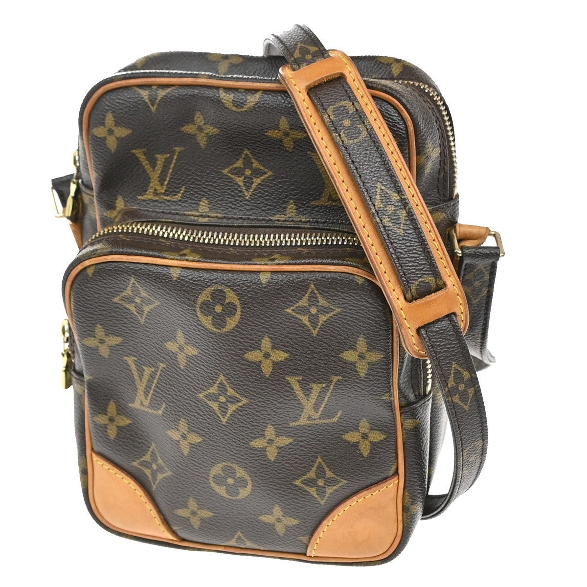 Louis Vuitton Amazone Bag Monogram Canvas Brown Canvas Shoulder Bag Bag (Pre-Loved)