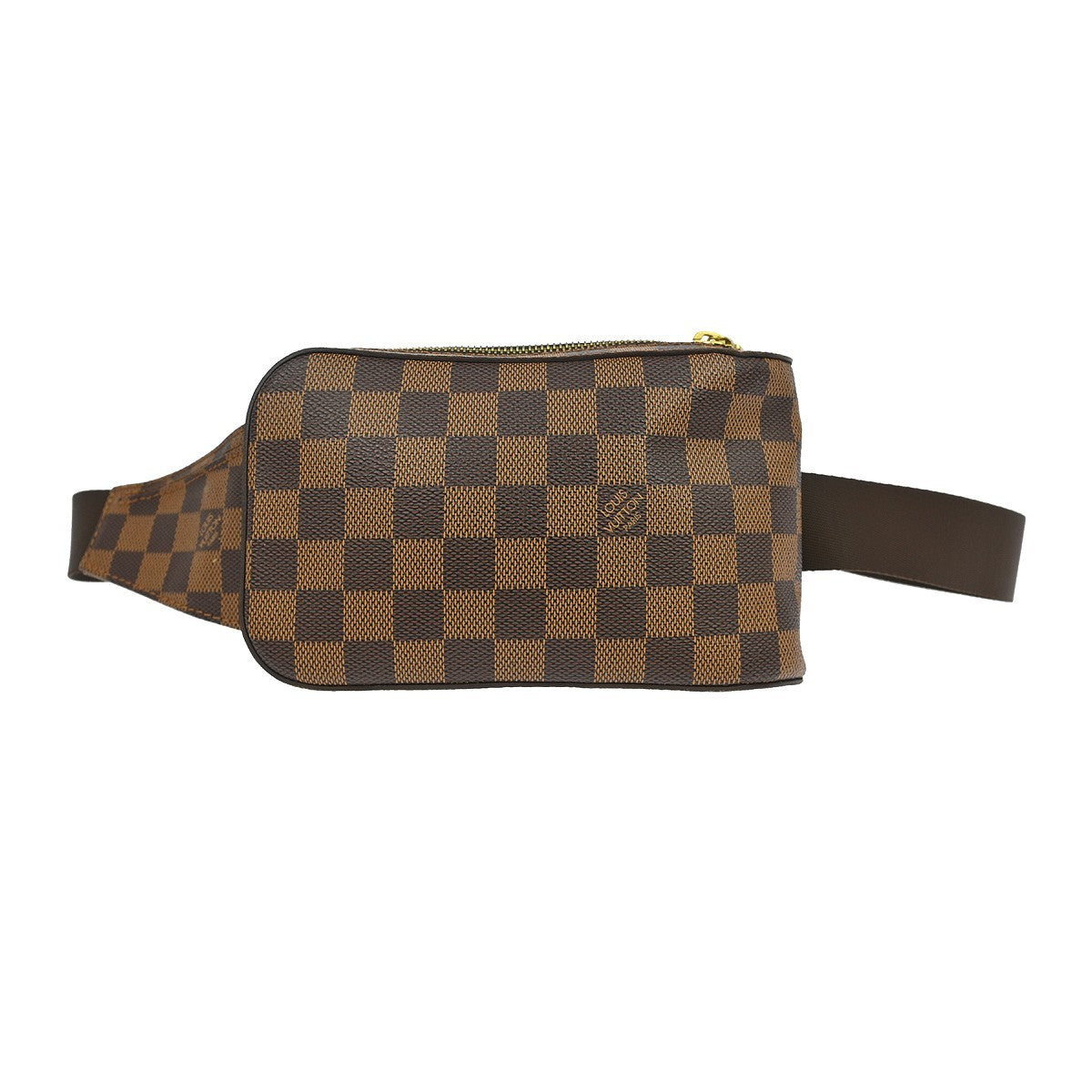 Louis Vuitton Geronimos Waist Bag Damier Brown Canvas Shoulder Bag Bag (Pre-Loved)