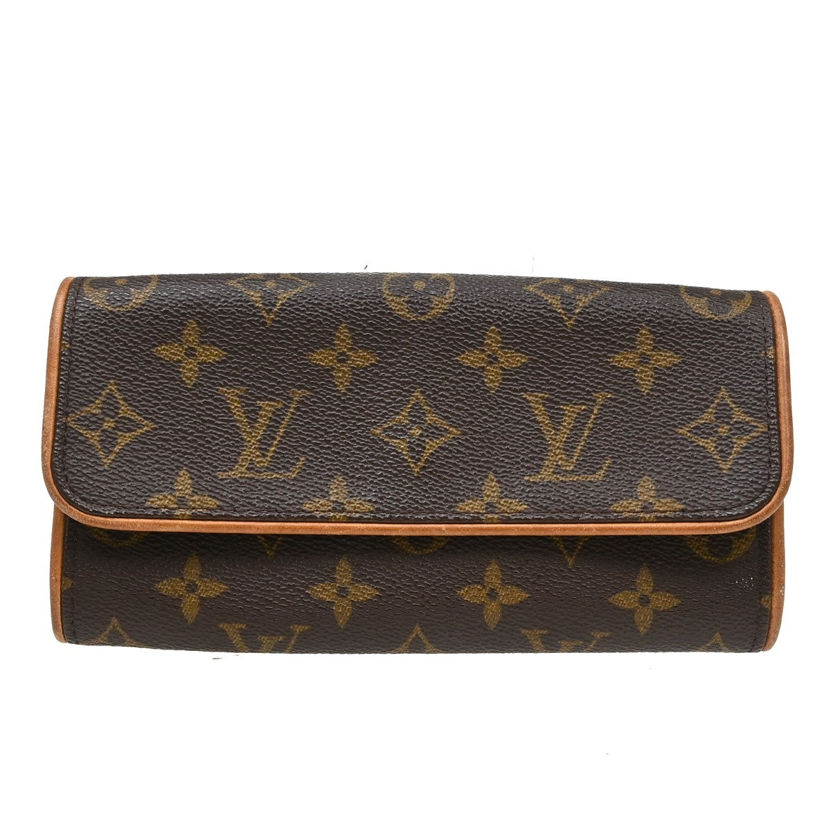 Louis Vuitton Louis Vuitton Twin Handbag Monogram Canvas Brown Canvas Clutche & Pouche Bag (Pre-Loved)