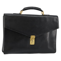 Chanel Chanel Vintage Lock Briefcase Caviar Black Leather Briefcase Bag (Authentic Pre-Loved)