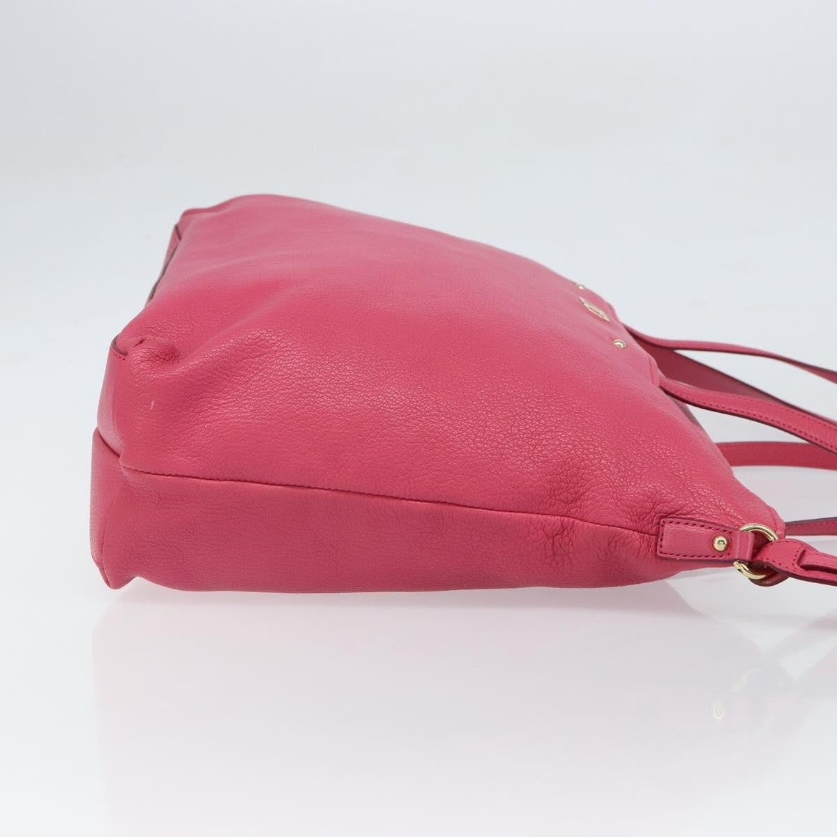 Salvatore Ferragamo Gancini Tote Leather Pink Leather Tote Bag Bag (Pre-Loved)