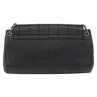 Chanel Chocolate Bar Accordion Reissue Flap Bag Quilted Lambskin Black Leather Shoulder Bag Bag (Authentic Pre-Loved)