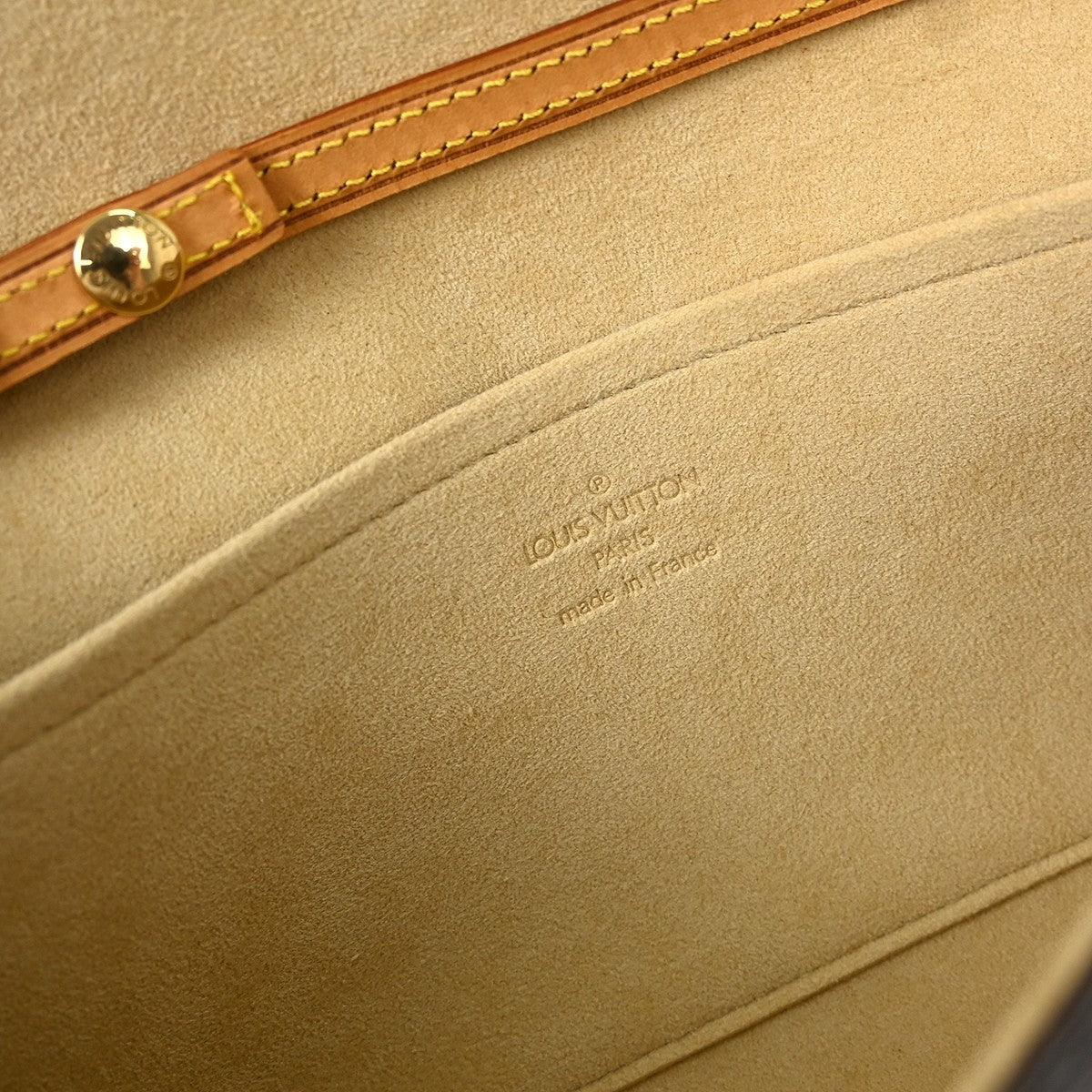 Louis Vuitton Twin Handbag Monogram Canvas Brown Canvas Clutche & Pouche Bag (Authentic Pre-Loved)