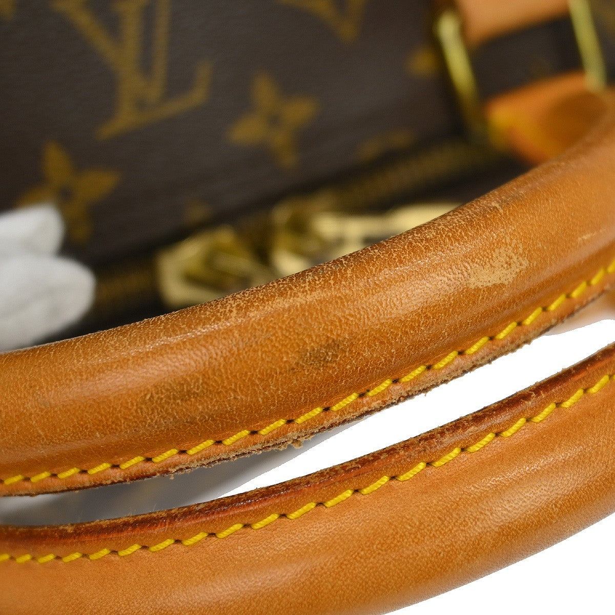 Louis Vuitton Keepall Bandouliere Bag Monogram Canvas Brown Canvas Travel Bag Bag (Pre-Loved)