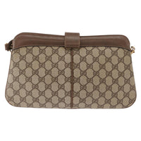 Gucci Vintage Shoulder Bag Gg Coated Canvas Beige Pvc Shoulder Bag Bag (Authentic Pre-Loved)
